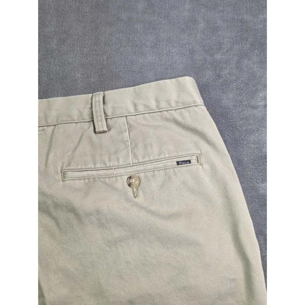 Polo Ralph Lauren Chino Pants Men’s Size 42Bx32 Classic Fit Khaki 100% Cotton